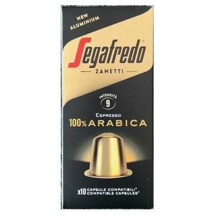 Segafredo кофе в капсулах 100% Arabica для кофемашин системы Nespresso, 10 капсул, 51 г