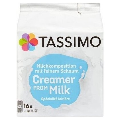 Tassimo сливки для кофе из молока в капсулах, 344 г