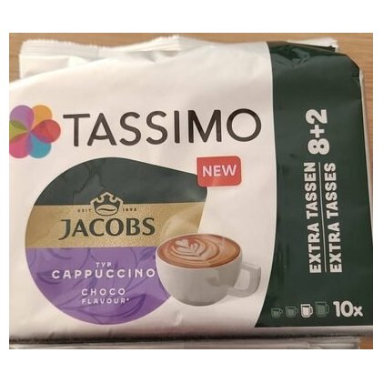 Tassimo Jacobs кофе в капсулах Cappuccino Choco, 160 г