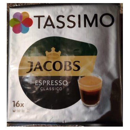 Tassimo Jacobs кофе в капсулах Espresso Classico, 118,4 г