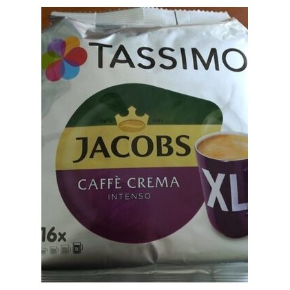 Tassimo Jacobs кофе в капсулах Caffe Crema Intenso XL, 144 г