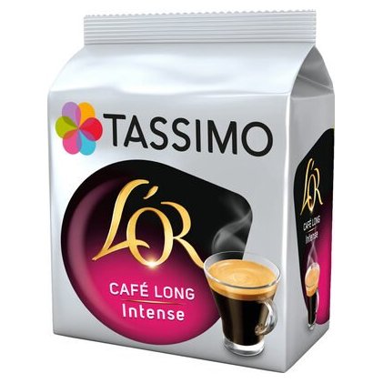 Tassimo L'Or кофе в капсулах Cafe Long Intense, 128 г