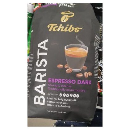 Tchibo кофе в зернах Barista Dark Roast, 1 кг