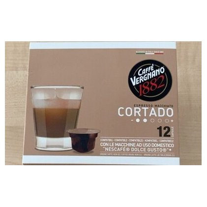 Vergnano кофе в капсулах Dolce Gusto Cortado, 90 г (12 капс.)
