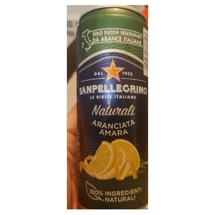 San Pellegrino газированный напиток Aranciata Amara, 330 мл