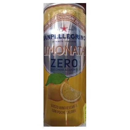 San Pellegrino газированный напиток Limonata Zero, 330 мл