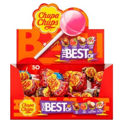 Chupa Chups леденцы на палочке The Best Of, 50 шт.