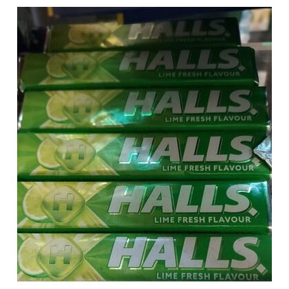 Halls fresh lime drops, 33.5 g
