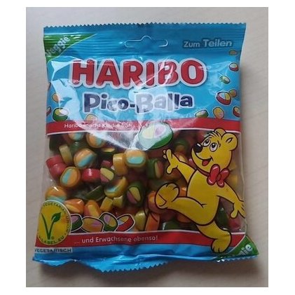 Haribo вегетарианский жевательный мармелад Pico-Balla, 160 г