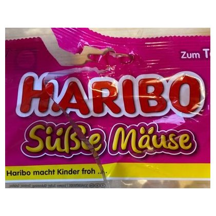 Haribo мармелад сладкие мышки Süße Mäuse, 175 г