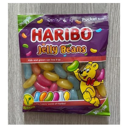 Haribo мармелад желейные бобы вегетарианские Jelly Beans Veggie, 80 г