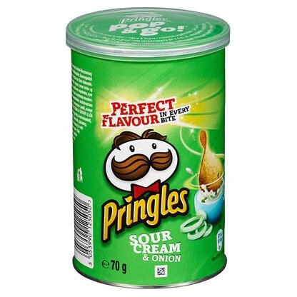 Pringles Sour Cream & Onion crisps, 70 g