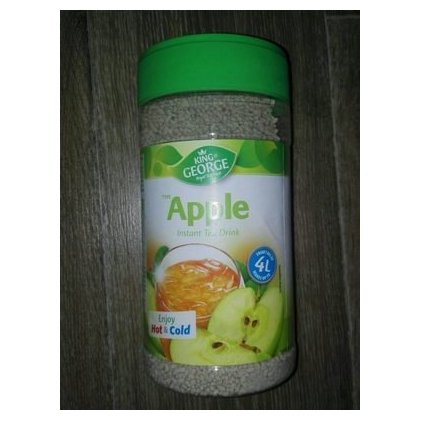 King George instant tea drink with apple flavor, 400 g