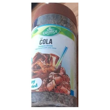 King George instant tea drink with cola flavor, 400 g