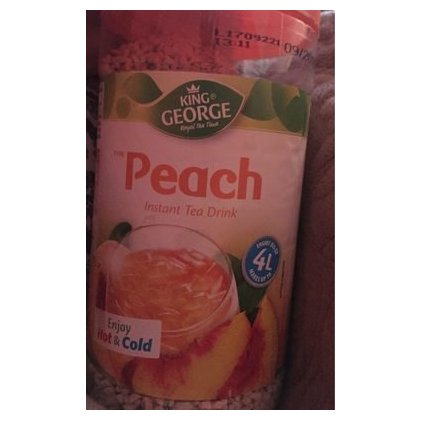 King George растворимый чайный напиток со вкусом персика, 400 г