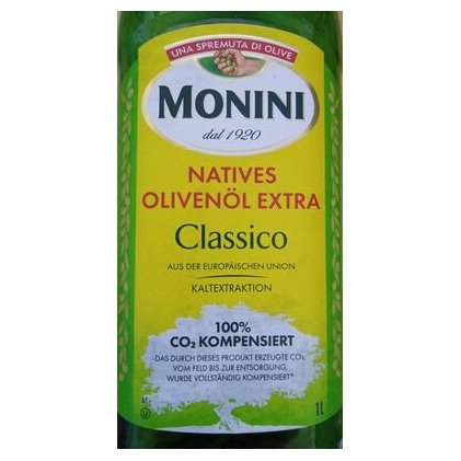 Monini Extra Vergine Classico olive oil, 1 L