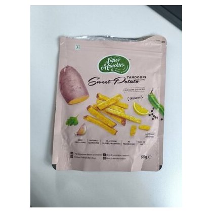 Super Munchies чипсы из батата тандури, 60 г