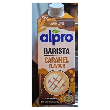 Alpro овсяно-соевый напиток Barista со вкусом карамели, 750 мл