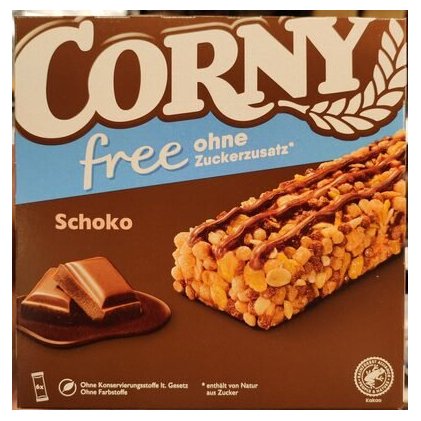 Corny Free мюсли-батончик с шоколадом