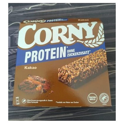 Corny протеиновый мюсли-батончик с какао, новинка