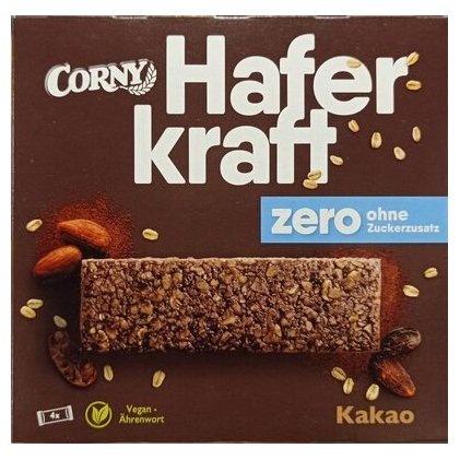 Corny Haferkraft Zero Kakao cereal bar