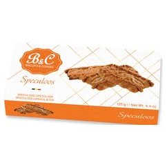 B&C печенье карамельное Speculoos Natural, 125 г