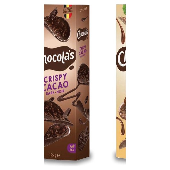 Chocola's Dark тёмный шоколад в завивитках, 125 г