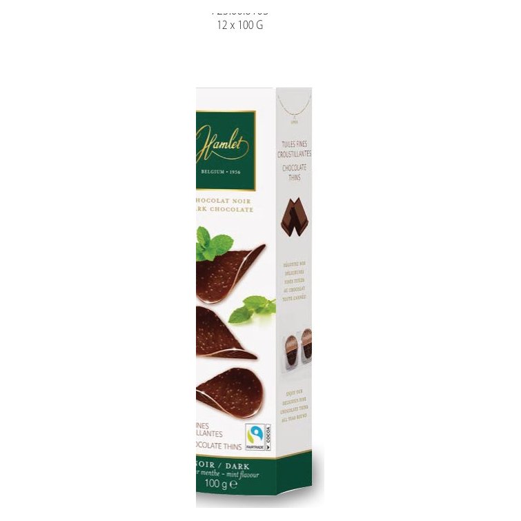 Hamlet шоколад Thins Dark Mint, 100 г