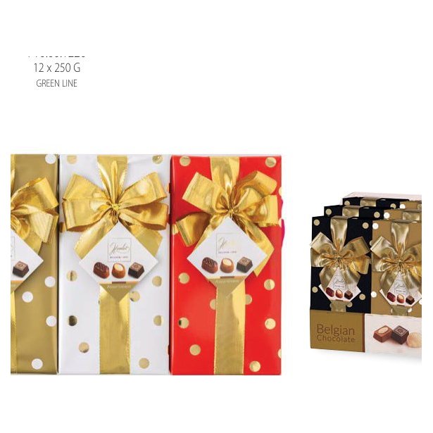 Gold with Ribbon chocolate, 250 g