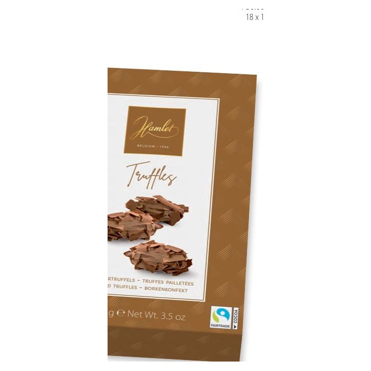 Milk flaked truffles, 100 g