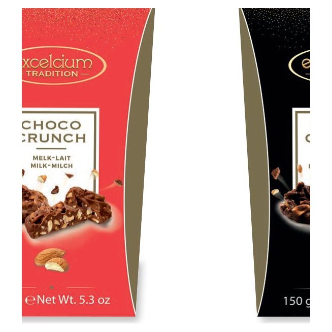 Молочный шоколад с хрустящими кусочками choco crunch, 150 г