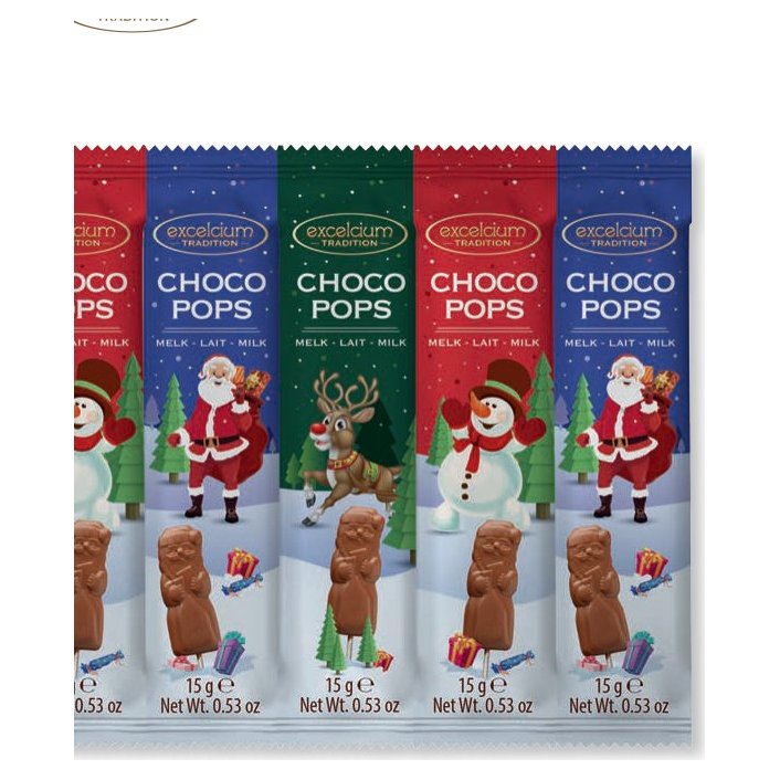 Choco Pops X-Mas молочный шоколад, 120 г
