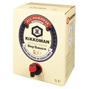 Kikkoman соевый соус в пакете, 5 л
