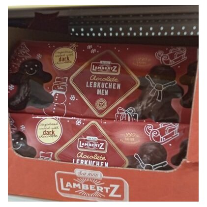 Lambertz пряничные человечки в шоколаде
