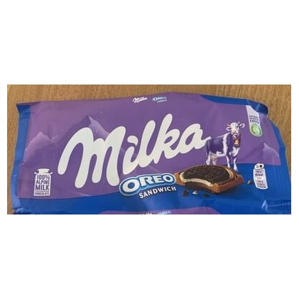 Milka шоколад с печеньем Oreo, 92 г