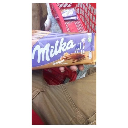 Milka шоколад с нуга-кремом, 85 г