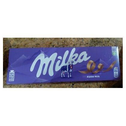 Milka alpine milk chocolate, 250 g