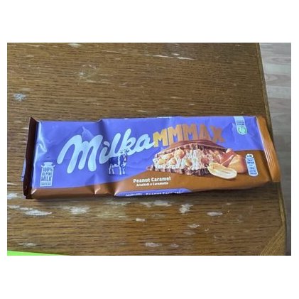 Milka шоколад с карамелью и арахисом, 276 г