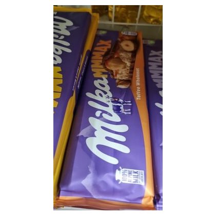 Milka шоколад с карамелью тоффи и цельным фундуком, 300 г