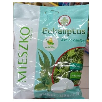 Mieszko леденцы со вкусом эвкалипта, 150 г