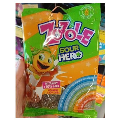 Mieszko жевательный мармелад Zozole Sour Hero with Vitamins, 7 шт.