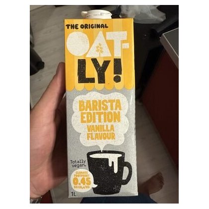 Oatly Barista Edition Vanilla Flavour овсяный напиток со вкусом ванили, 1,0 л