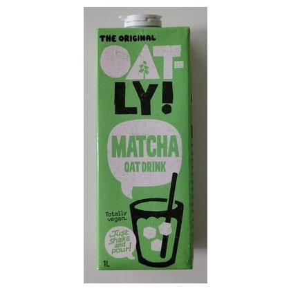 Oatly Haverdrank Matcha овсяный напиток с матча, 1,0 л