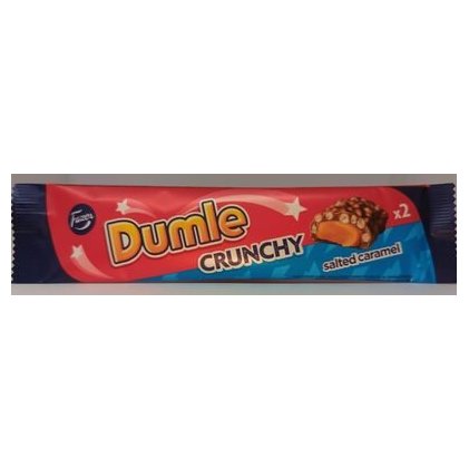 Dumle Crunchy Salted Caramel батончик с хрустящей солёной карамелью, 55 г