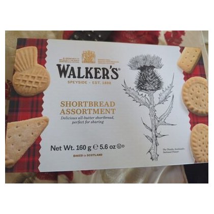 Walkers assorted shortbread, 160 g