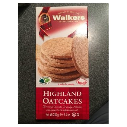 Walkers овсяные крекеры Хайленд, 280 г