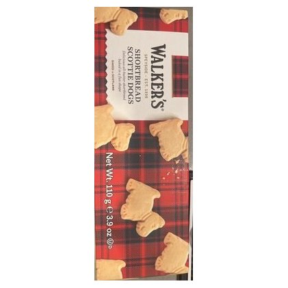 Walkers песочное печенье в форме собаки Scottie, 110 г