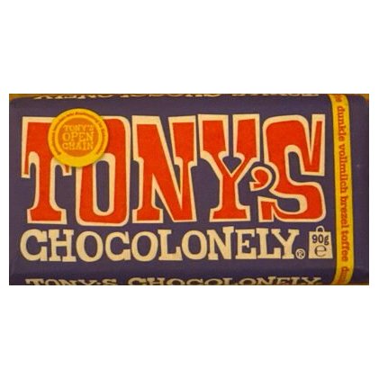 Tony's Chocolonely шоколад тёмный молочный с ирисом и кренделем, 90 г