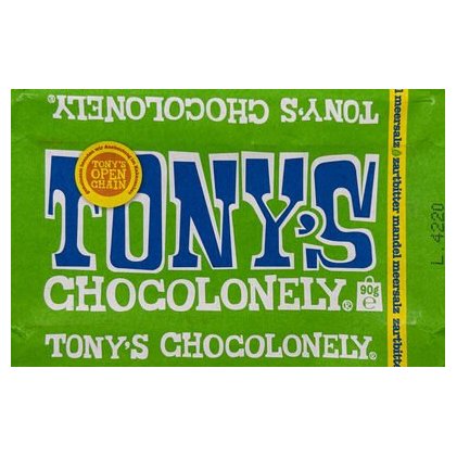 Tony's Chocolonely шоколад тёмный с миндалем и морской солью, 90 г