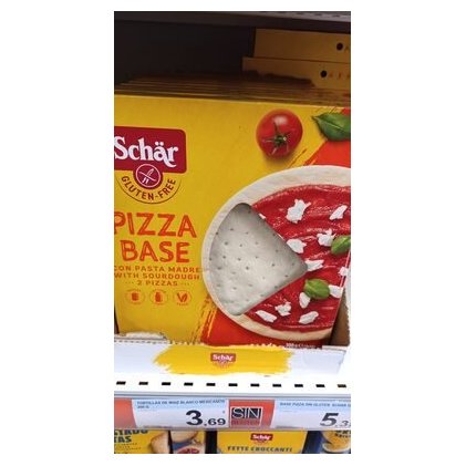 Schär основы для пиццы, 300 г